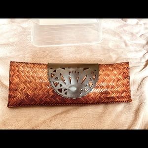 Adrienne Vittadinni Bamboo Clutch
